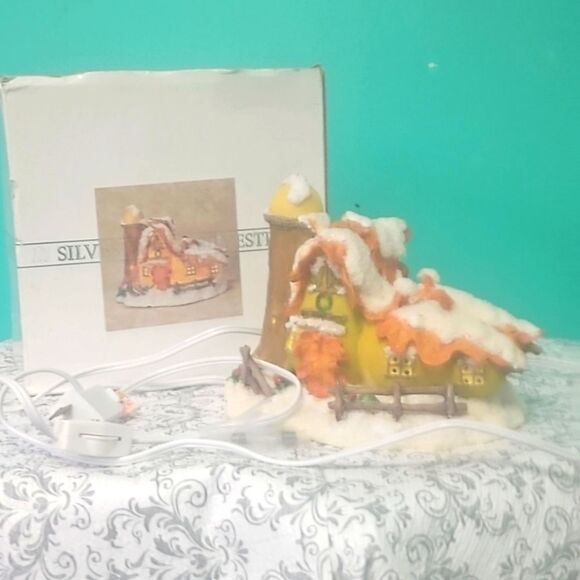 Vintage Silvestri Butternut Squash Dairy Christmas Light House 724/7500 - Picture 13 of 15